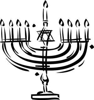 Jewish Menorah Candles Vector - Hanukkah, HD Png Download PNG image with transparent background
