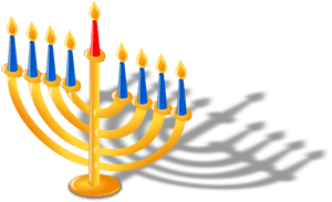 Menorah,hanukkah,candle Holder - Hanukkah Png Transparent, Png Download PNG image with transparent background