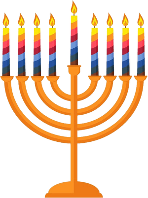 Hanukkah Png Image File - Jewish Holiday Symbols, Transparent Png PNG image with transparent background