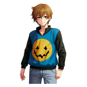 Happy Anime Boy PNG hlb37 PNG image with transparent background