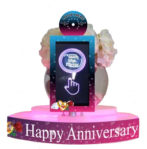 Happy Anniversary Photo Booth Prop PNG Image