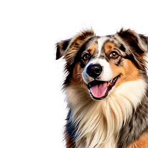 Happy Australian Shepherd Png Qjq PNG Image