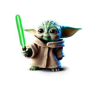 Happy Baby Yoda PNG bgb26 PNG image with transparent background