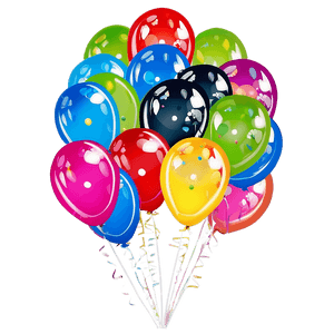 Happy Birthday Balloon Bouquet PNG 84 PNG image with transparent background