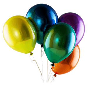 Happy Birthday Balloon Bouquet PNG ogd PNG image with transparent background