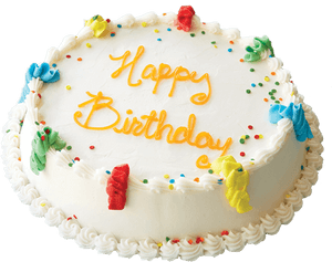 Happy Birthday Round Cake, HD Png Download PNG image with transparent background