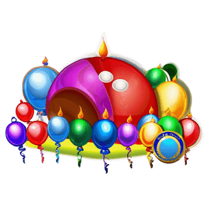 Happy Birthday Cartoon Characters PNG 05032024 PNG image with transparent background