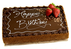 Y - Happy Birthday Cake Chocolate, HD Png Download PNG with transparent background