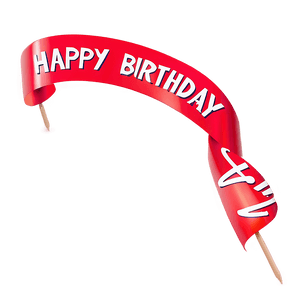 Happy Birthday Flag Banner PNG 40 PNG image with transparent background