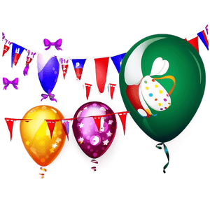 Happy Birthday Flag Banner PNG 76 PNG image with transparent background