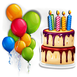 Happy Birthday Sticker PNG mpg84 PNG image with transparent background