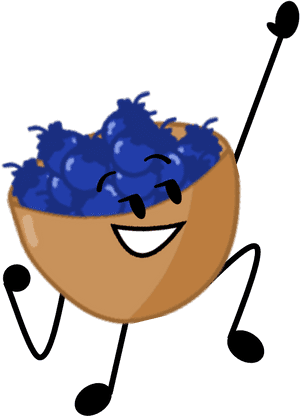 Image Pose Png Object - Basket Of Blueberries Clipart, Transparent Png PNG image with transparent background