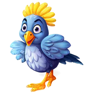 Happy Cartoon Bird Png Agk72 PNG Image