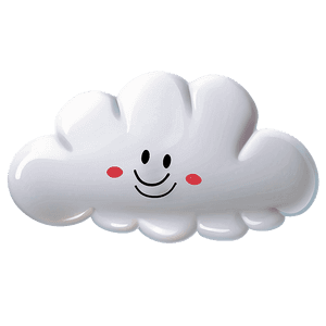 Happy Cartoon Cloud PNG 28 PNG