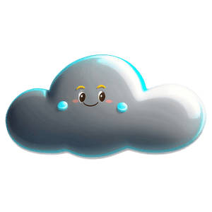 Happy Cartoon Cloud PNG 62 PNG