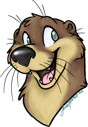 Cute Otter Headshot, HD Png Download PNG image with transparent background