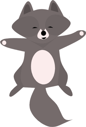 Illustrations Of Cute Raccoon Smiling, HD Png Download PNG image with transparent background