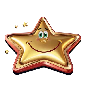 Happy Cartoon Star Png Npa PNG Image