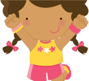 Running Clipart Girl - Child Running Clipart Png PNG image with transparent background