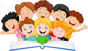 Kids Reading Clipart - Children Clipart Png, Transparent Png PNG with transparent background