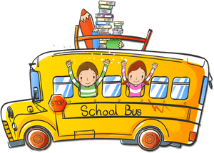 Cartoon School Bus Transparent Image - School Bus Cartoon Png, Png Download PNG with transparent background