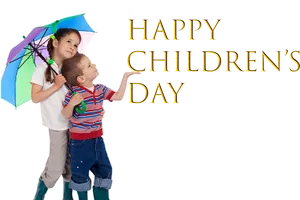 Happy Childrens Day Celebration PNG Image