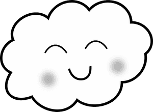 Clipart Cloud Printable - Cloud, HD Png Download PNG
