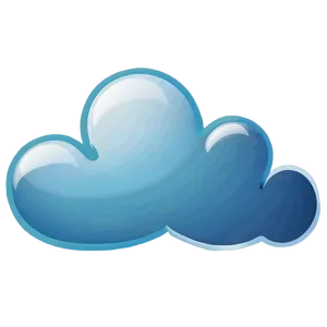 Happy Cloud Cartoon Png Pue PNG Image