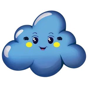 Happy Cloud Cartoon Png Xmh PNG Image