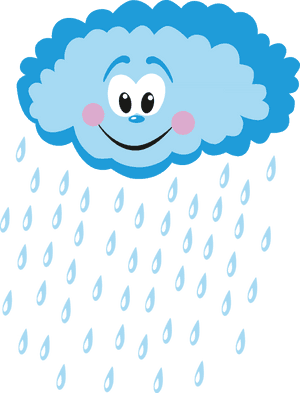 Rain Clipart Smile, HD Png Download PNG image with transparent background