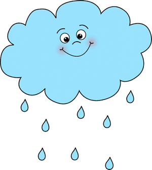 Happy Rain Cloud - Rain Clipart, HD Png Download PNG image with transparent background