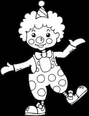 Happy Drawing At Getdrawings - Clown Images Black And White, HD Png Download PNG