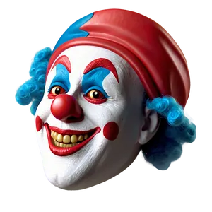 Happy Clown Face Artwork Png Osd98 PNG Image