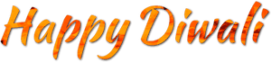Happy Diwali Festive Greeting PNG image with transparent background