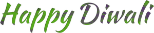 Happy Diwali Festive Greeting PNG image with transparent background