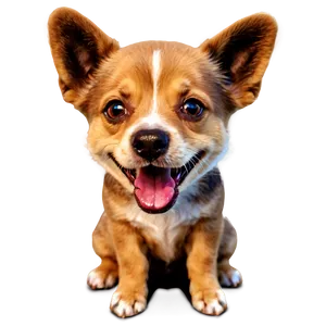 Happy Dog Face Graphic Png Grv PNG Image