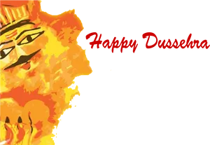 Happy Dussehra Festival Celebration PNG Image