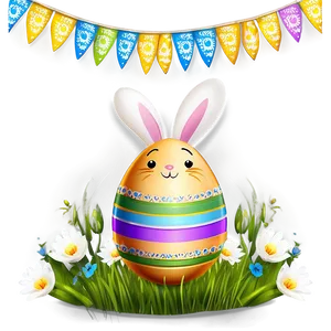 Happy Easter Banner Clipart Png 71 PNG Image