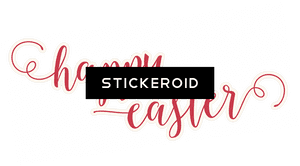 Happy Easter Text - Calligraphy Png Happy Easter Text, Transparent Png PNG with transparent background