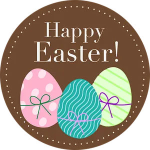 Happy Easter Celebration Graphic PNG Image