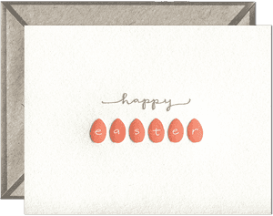 Happy Easter Letterpress Greeting Card - Birthday Wishes Envelope, HD Png Download PNG image with transparent background
