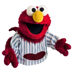 Happy Elmo Face Design Png 06212024 PNG Image