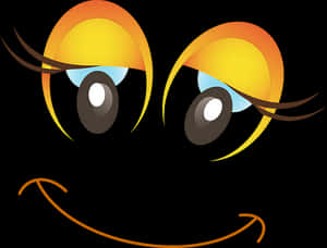 Happy Face Emoji Illustration PNG image with transparent background