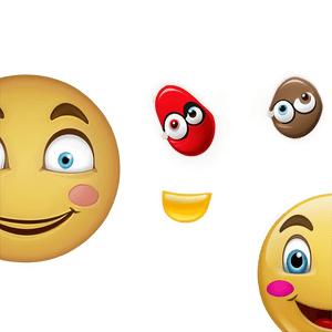 Happy Face Emoji PNG eje PNG