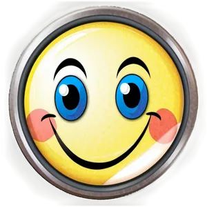 Happy Face Sticker Png 48 PNG Image