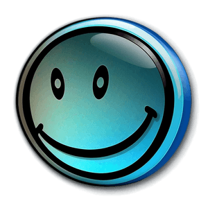 Happy Face Sticker PNG 6 PNG with transparent background