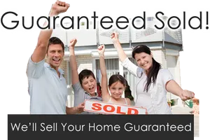 Happy Family Celebrating Home Sale PNG Image