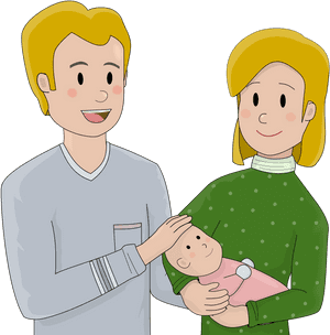 Parenthood, Parents, Parenting, Family, Newborn, Baby - Parents And Baby Png, Transparent Png PNG image with transparent background