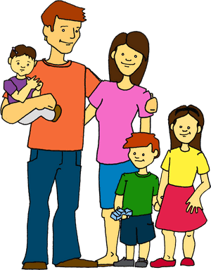 Clip Art Family Parents Bkmn - Clip Art Of Family, HD Png Download PNG image with transparent background