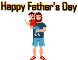 Happy Fathers Day Celebration PNG Image